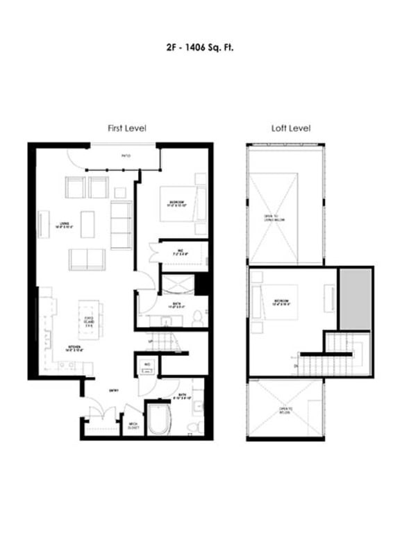 Floor Plans of Millworks Lofts in Minneapolis, MN